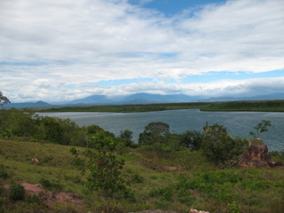 the river at Boca Chica Panama